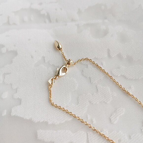 Kendra Scott Ari Heart Gold Chain Bracelet Abalone Shell - Picture 3 of 3